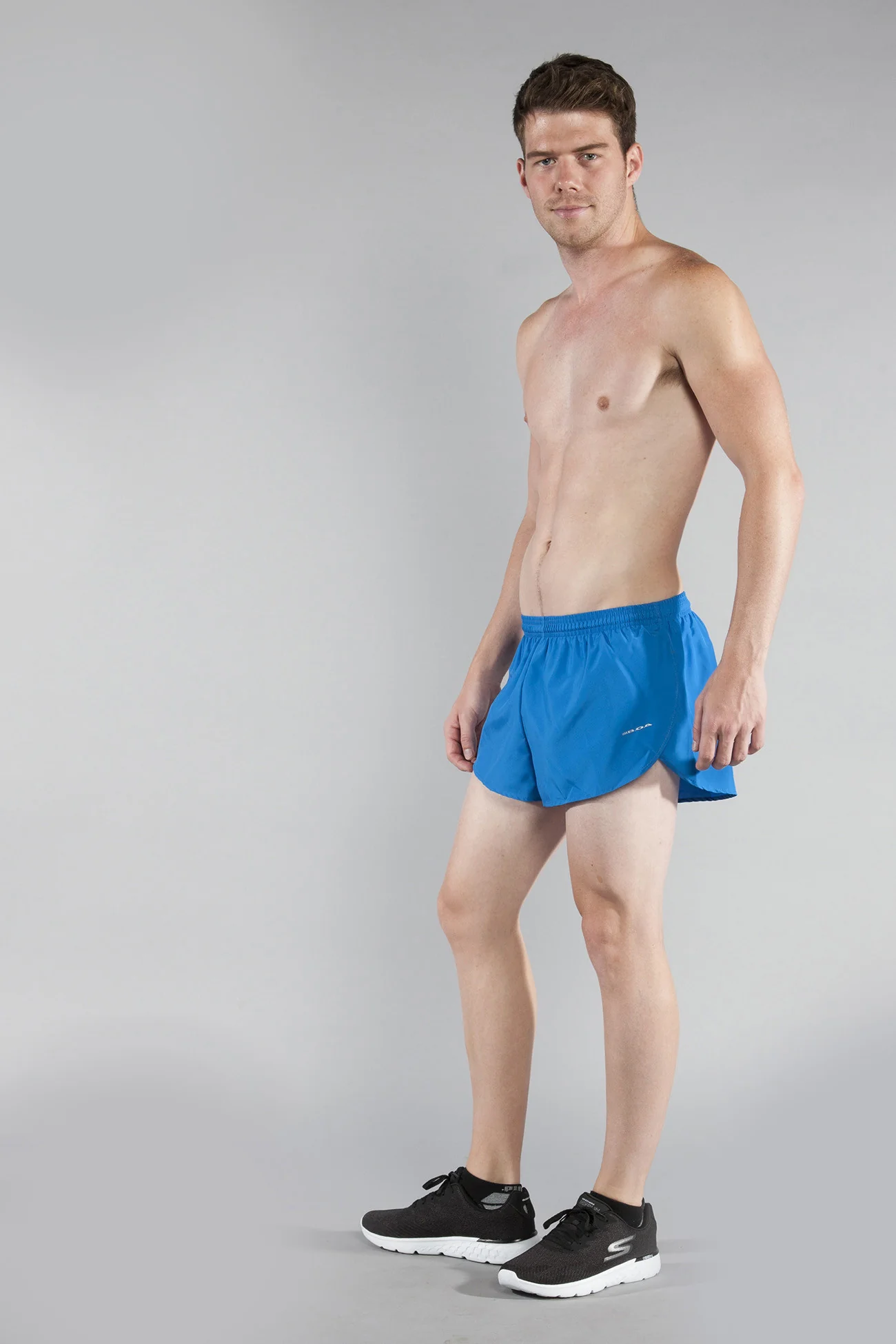 Men's Solid 1" Elite Split Shorts - Cobalt Blue - Image 5