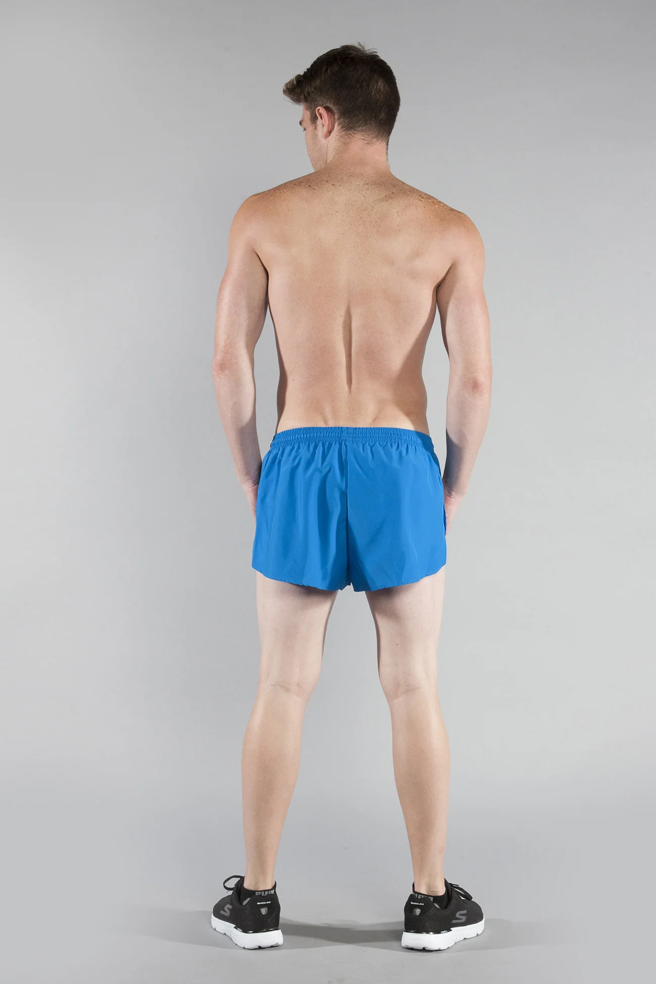 Men's Solid 1" Elite Split Shorts - Cobalt Blue - Image 7