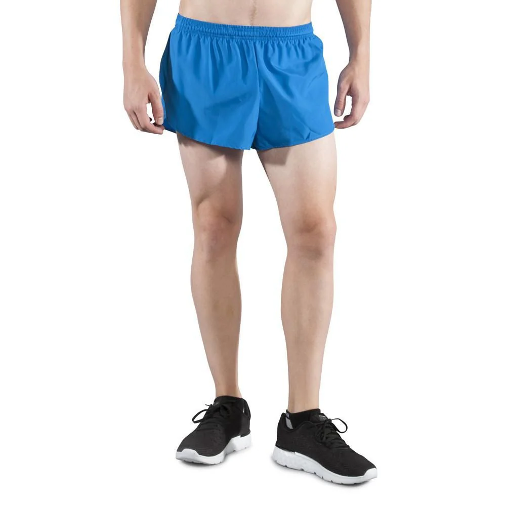 Men's Solid 1" Elite Split Shorts - Cobalt Blue - Image 9