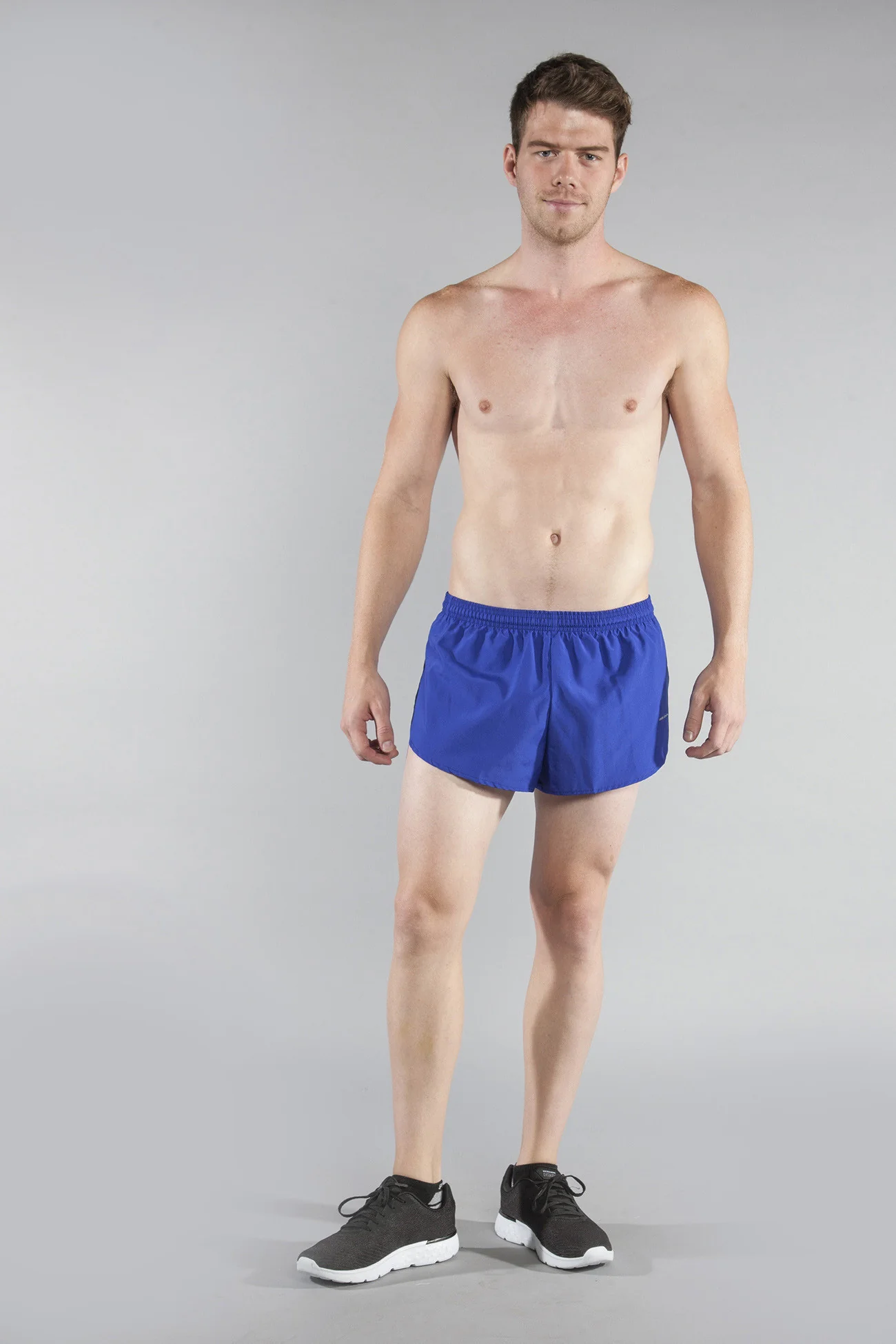 Men's Solid 1" Elite Split Shorts - Royal Blue - Image 3
