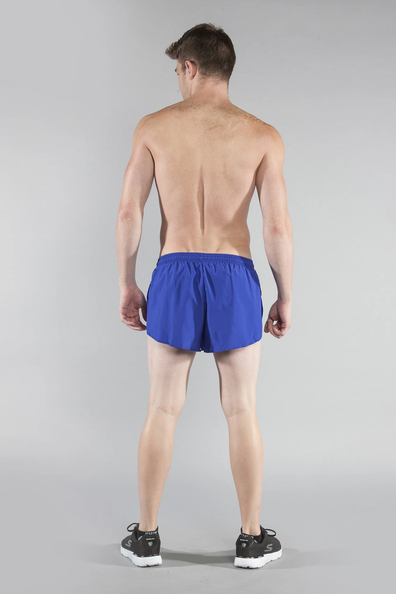 Men's Solid 1" Elite Split Shorts - Royal Blue - Image 5