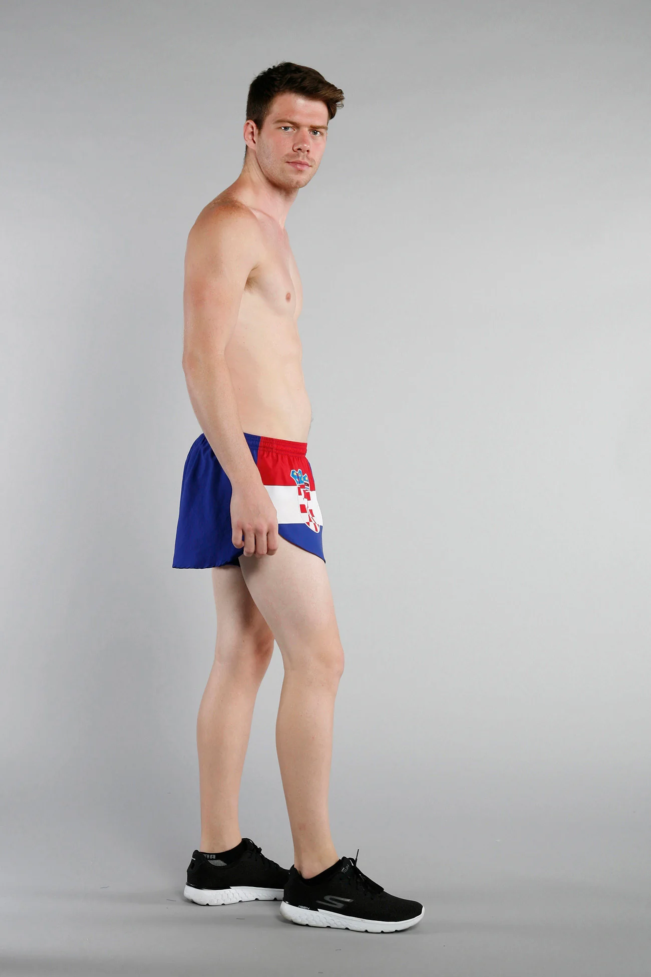 Men's Flag 1" Elite Split Shorts [C] - Croatia - Image 3