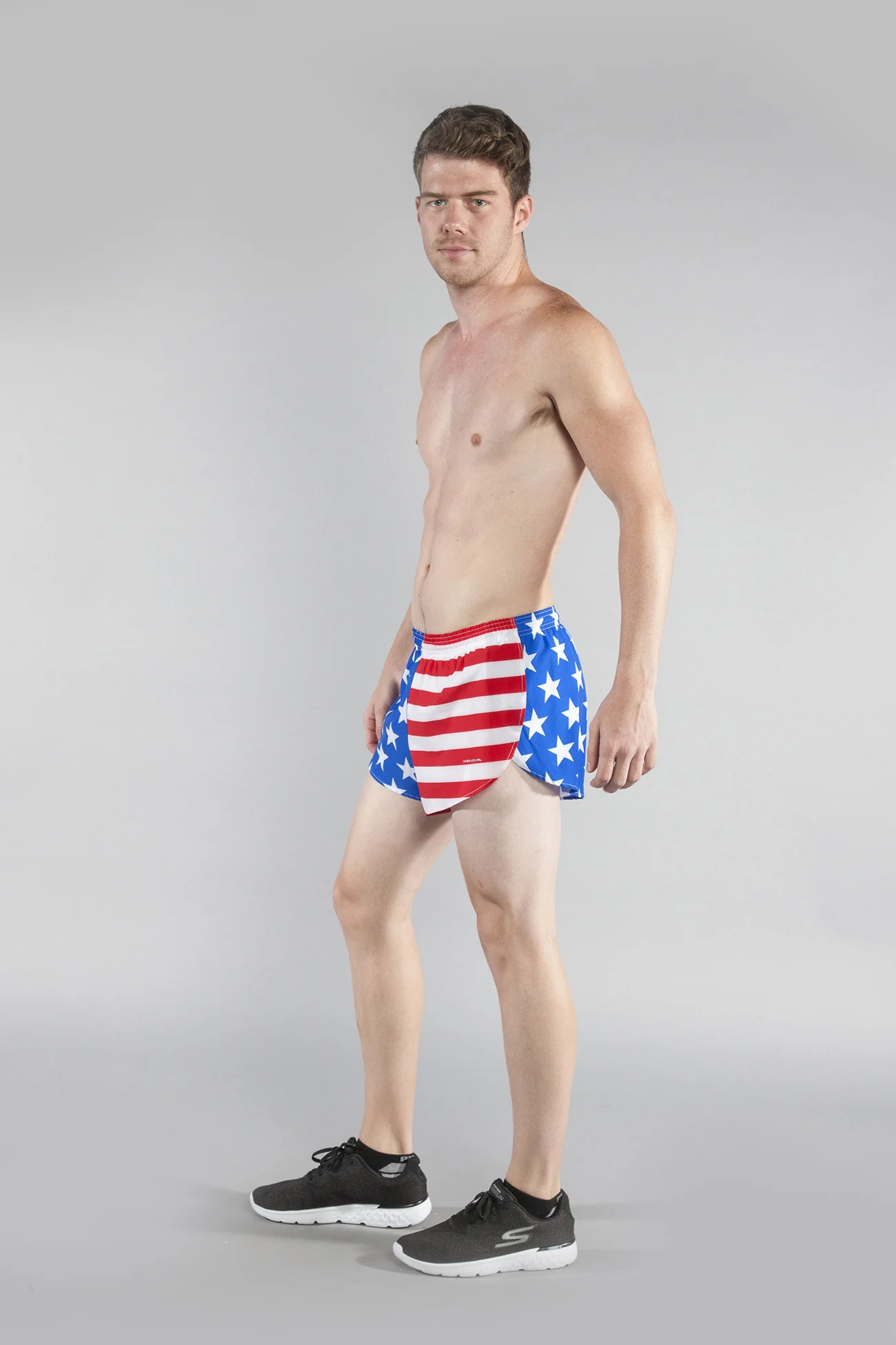 Men's Flag 1" Elite Split Shorts [U-Z] - American Flag - Image 6