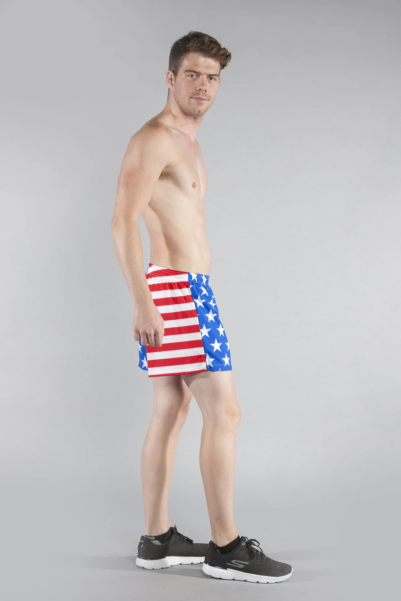 Men's Flag 3.75" V Notch - American Flag - Image 3