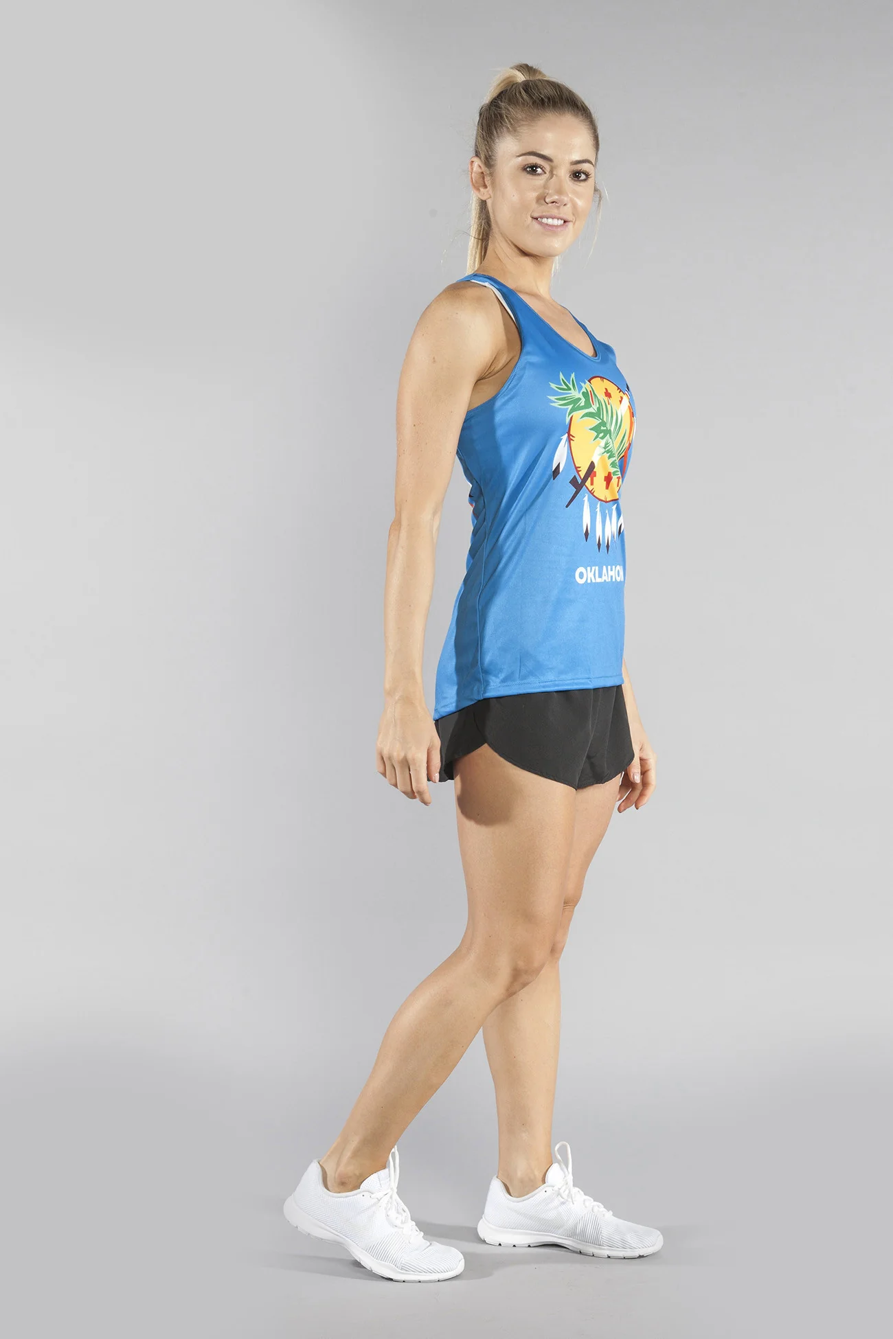 Women's Competitor Lite Interval Singlet - Oklahoma - Image 3