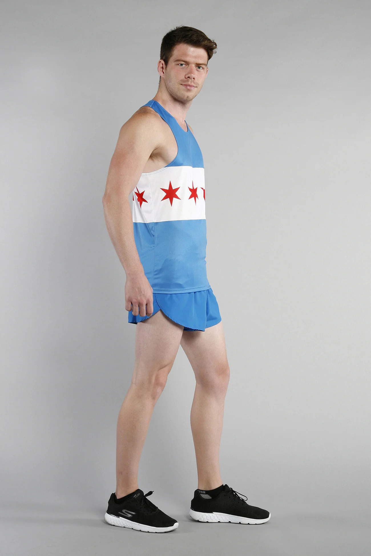 Men's Competitor Lite Printed Singlet [C] - Chicago - Image 3
