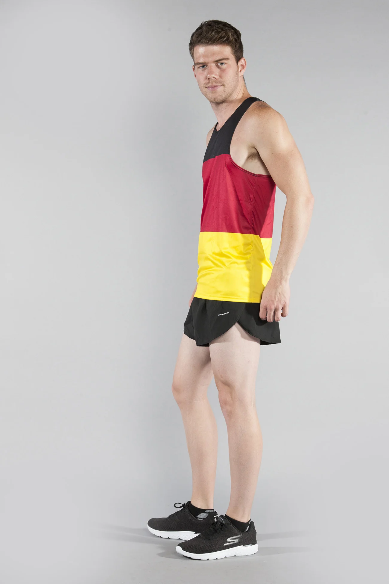 Men's Competitor Lite Printed Singlet [G-I] - Germany - Image 4