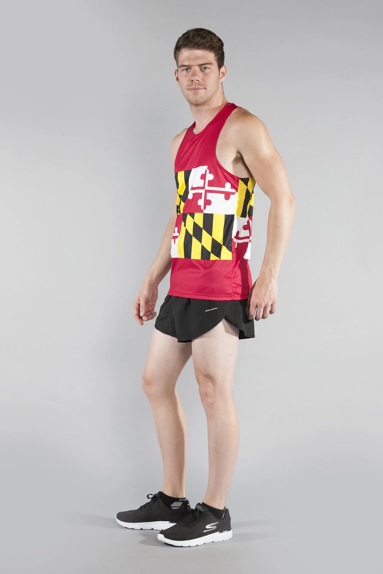 Men's Competitor Lite Printed Singlet [M] - Maryland - Image 4