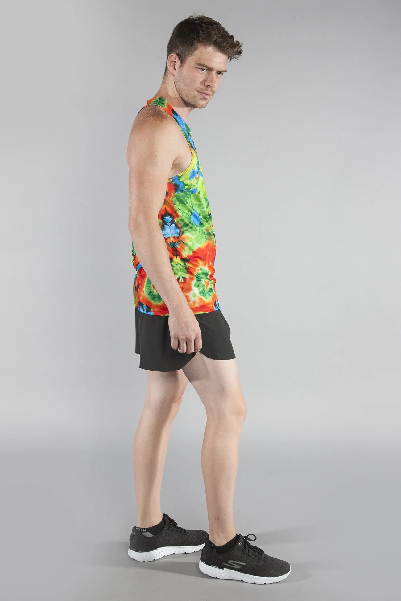 Men's Competitor Lite Printed Singlet - Woodstock - Image 3