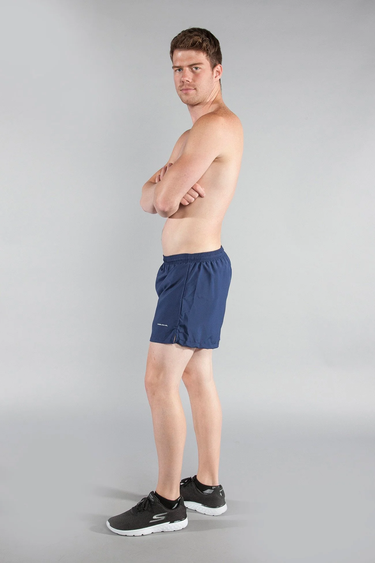 Men's 3.75" V-Notch - Navy Blue - Image 4