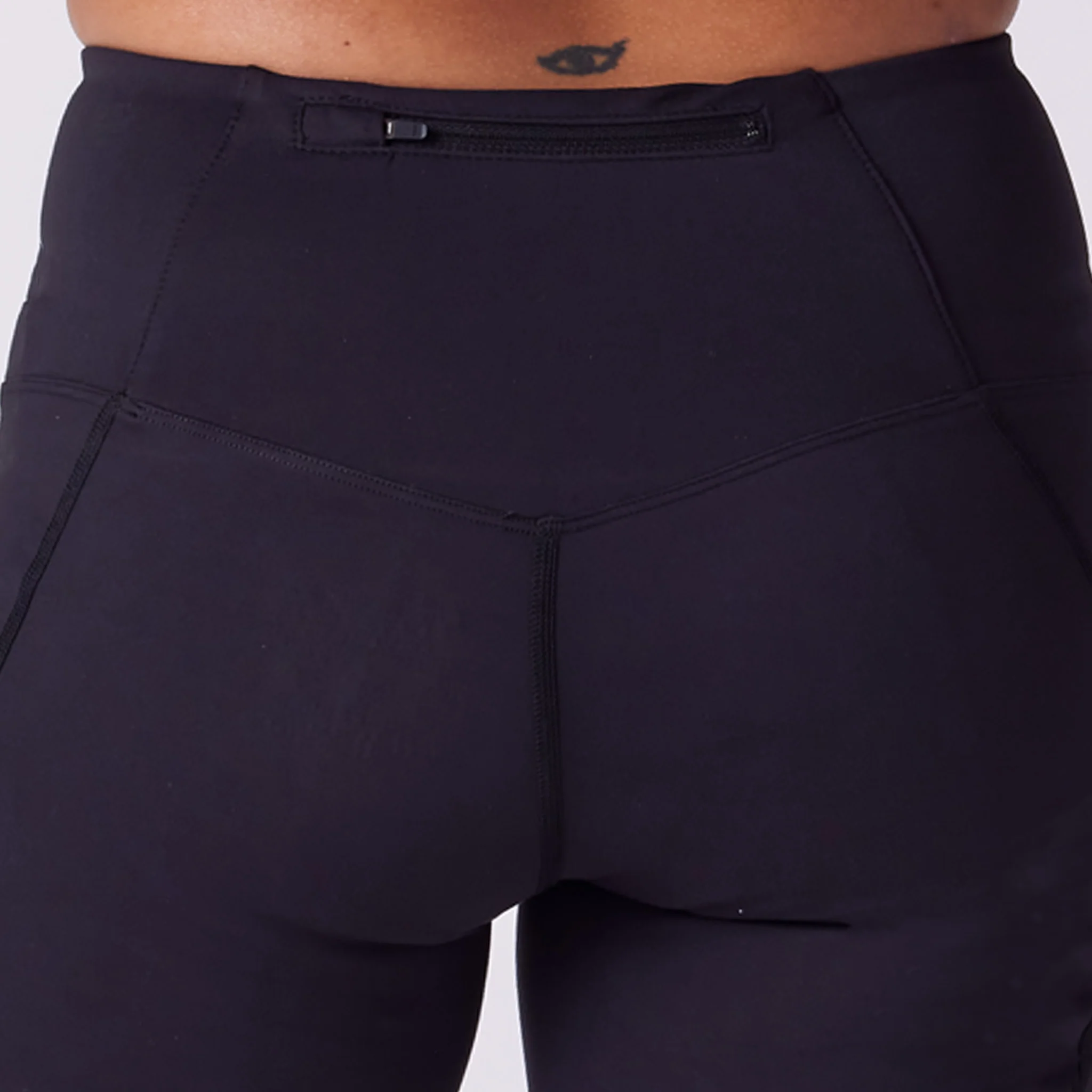 Women's Fly 8" High Rise Fit Short - Black - Image 4