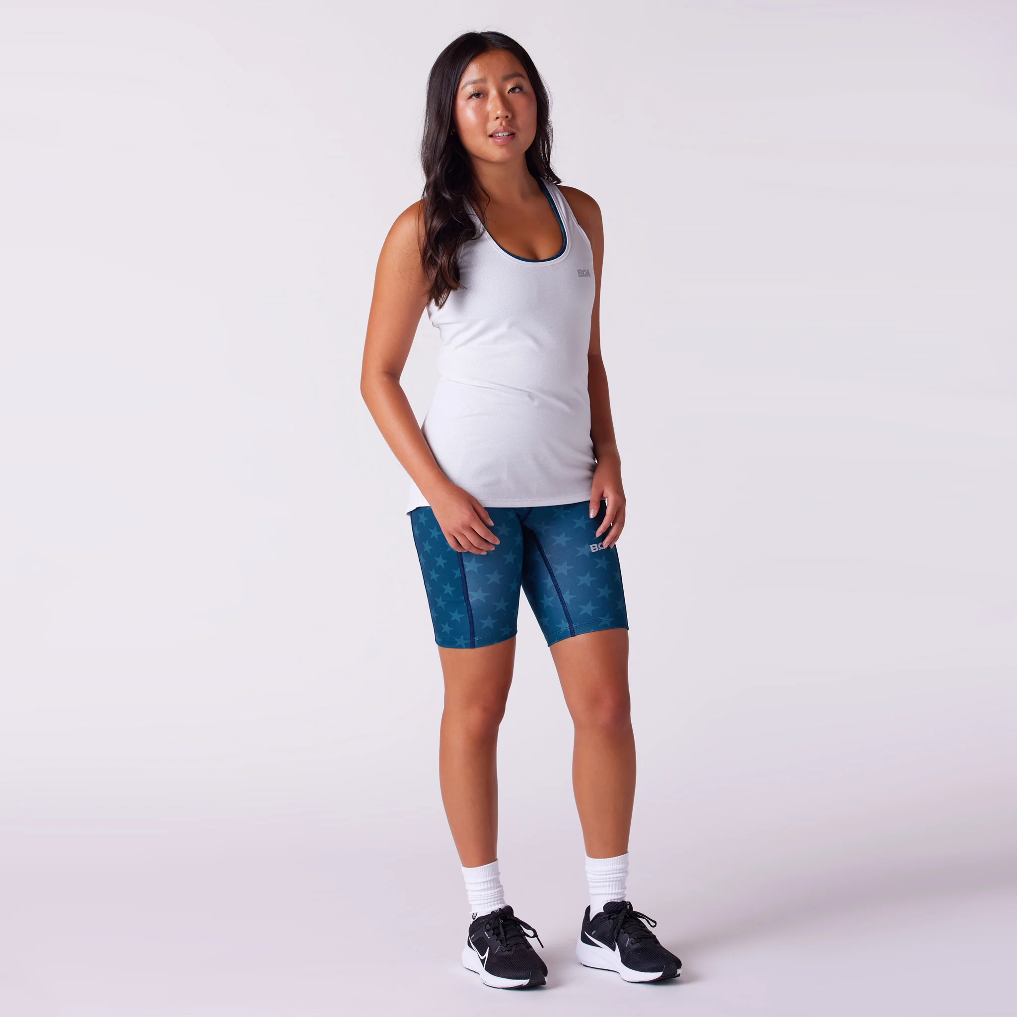 Women's Fly 8" High Rise Fit Short - Stars - Image 3